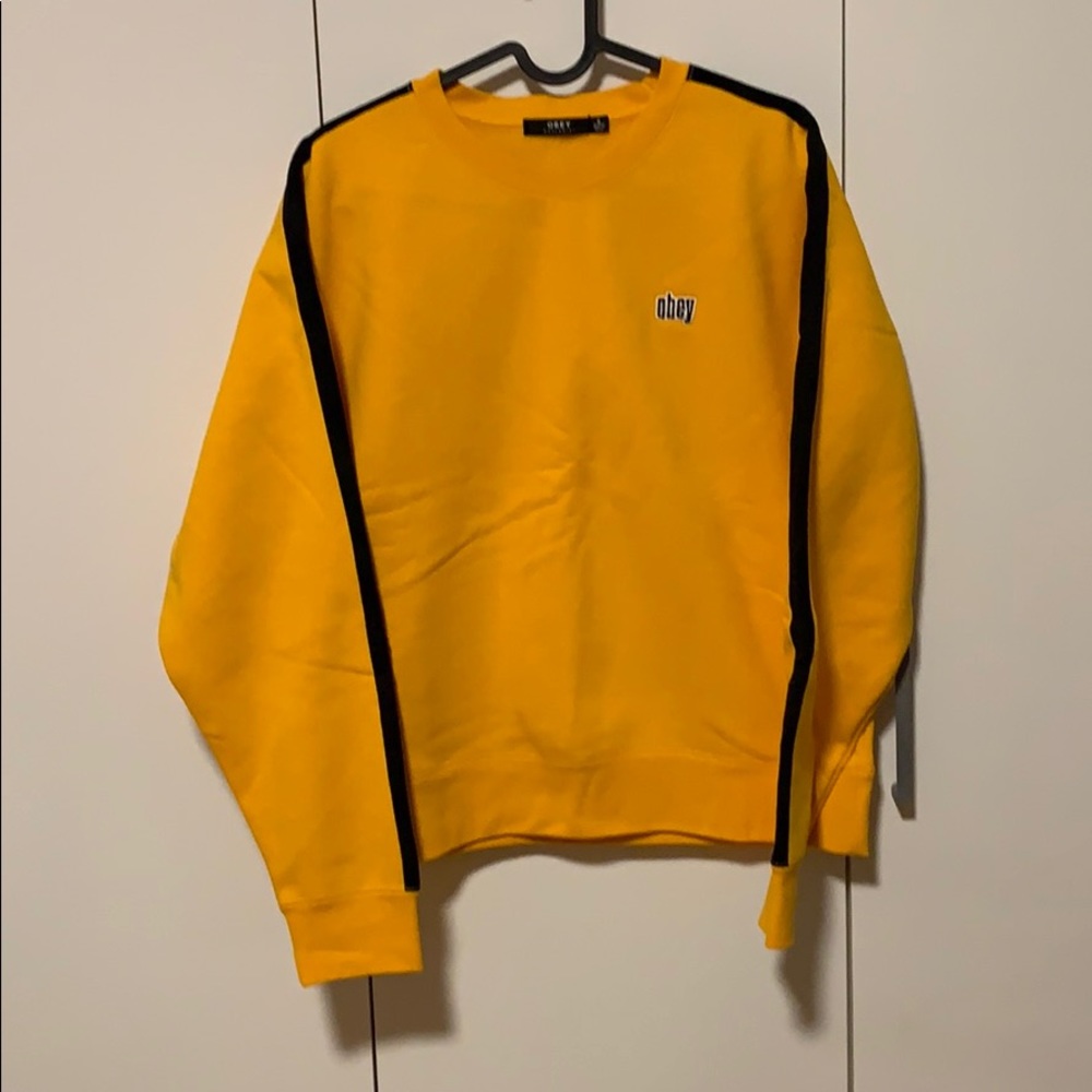Obey Women's Yellow Sweatshirt